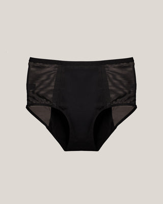 Calzón Menstrual Tiro Alto con Transparencias