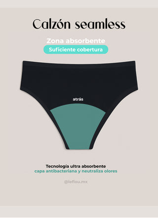 Calzón menstrual corte francés seamless