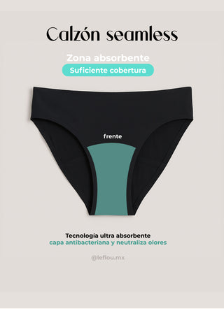 Calzón menstrual corte francés seamless